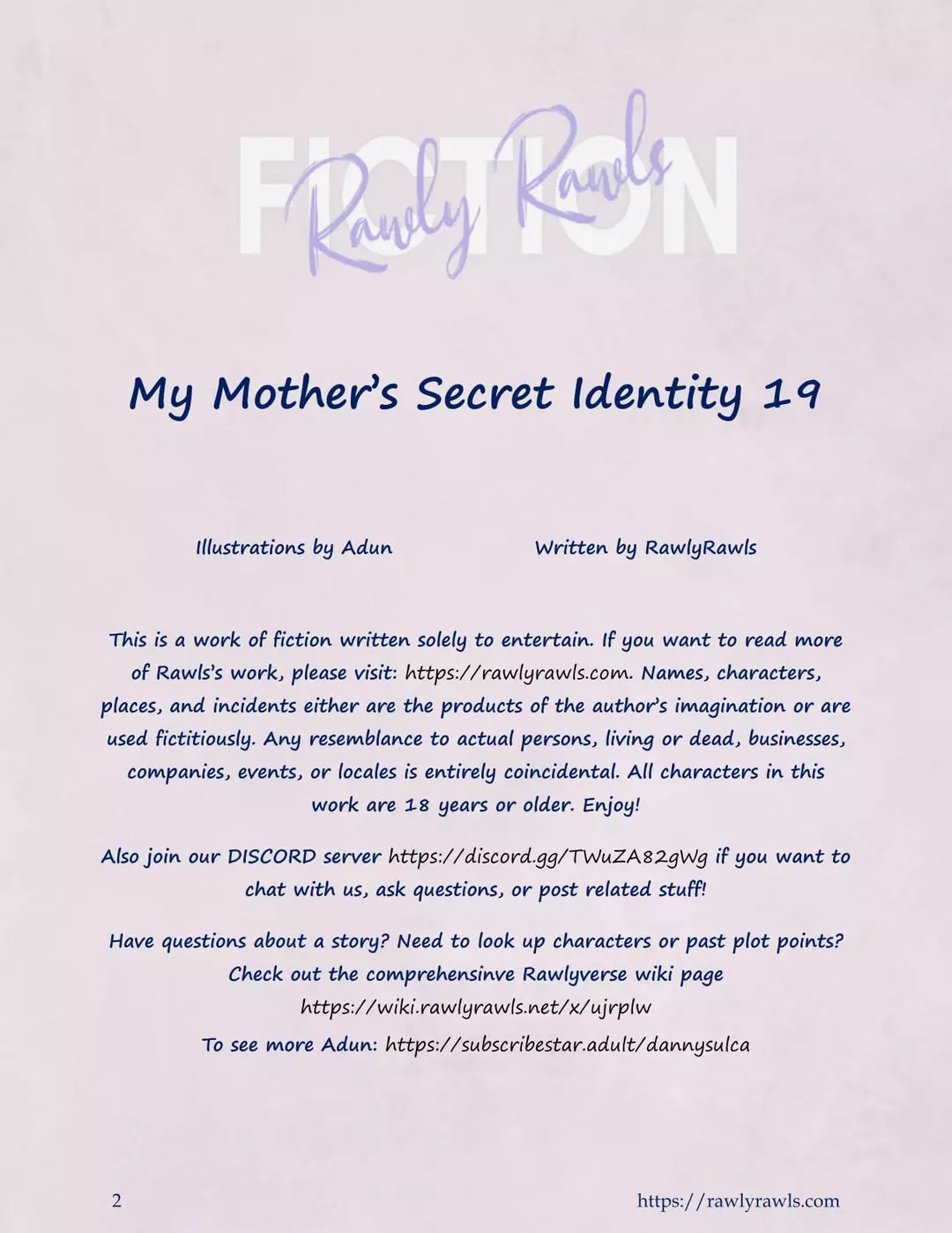 My Mother's Secret Identity Chapter 19 – page 2