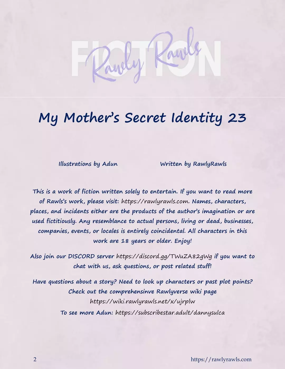My Mother's Secret Identity Chapter 23 – page 2