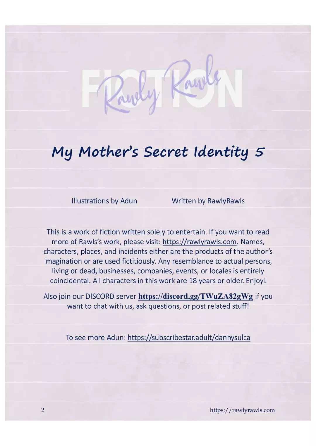 My Mother's Secret Identity Chapter 5 – page 2