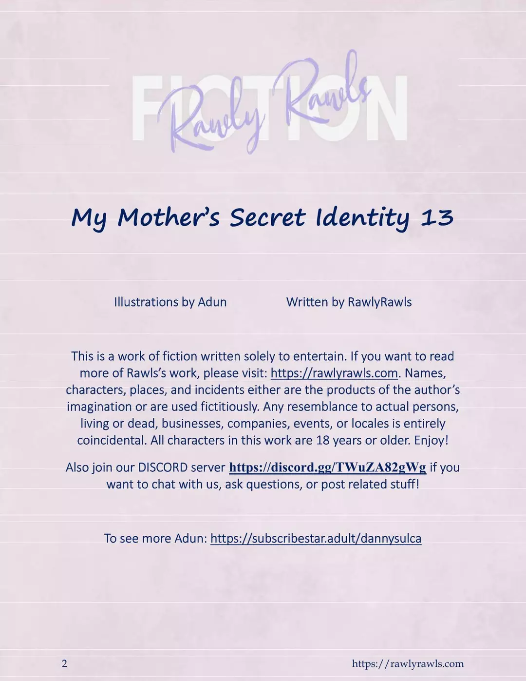 My Mother's Secret Identity Chapter 13 – page 2