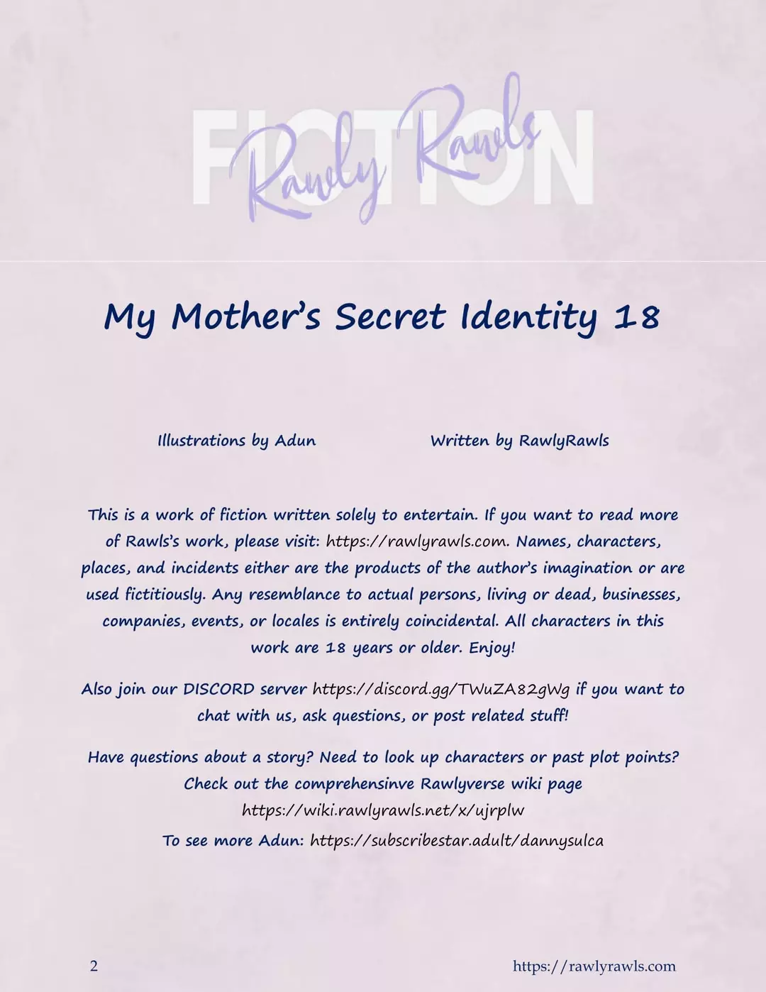 My Mother's Secret Identity Chapter 18 – page 2