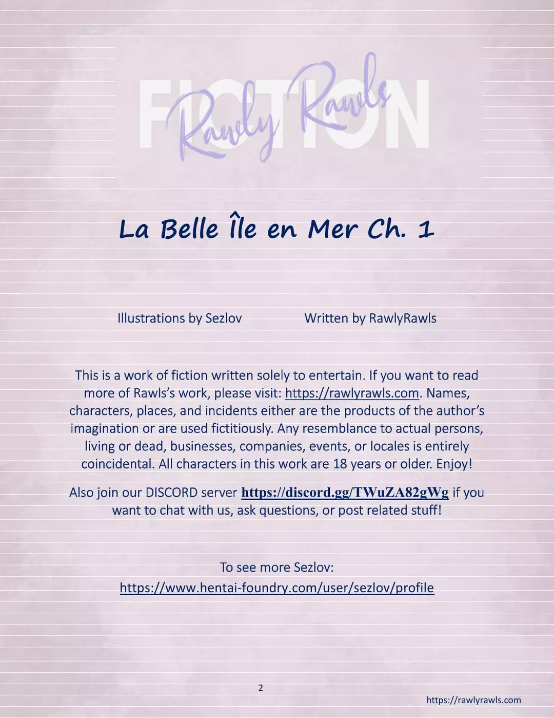 La Belle Ile en Mere Chapter 1 – page 2