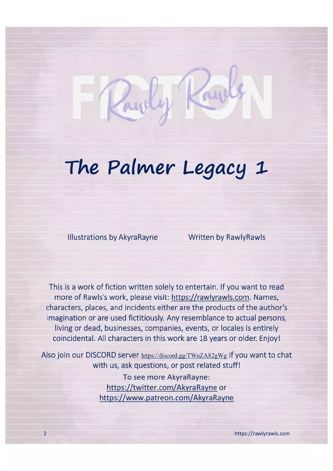 The Palmer Legacy Chapter 1 – page 2