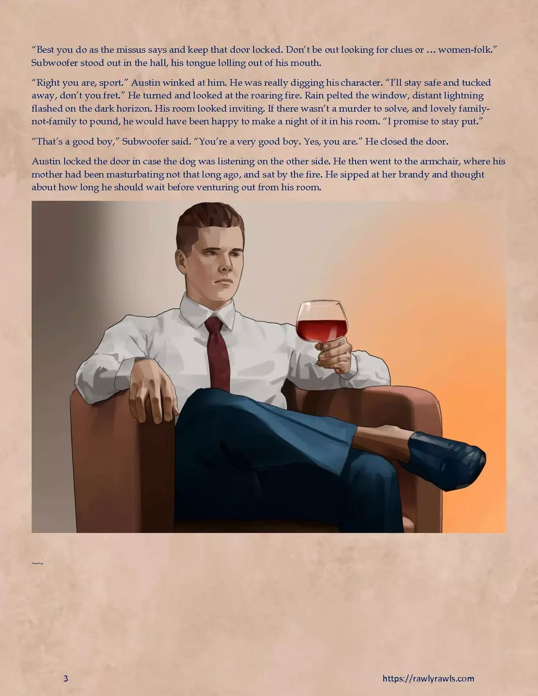 Murder At Palmer Lodge Chapter 6 – page 3