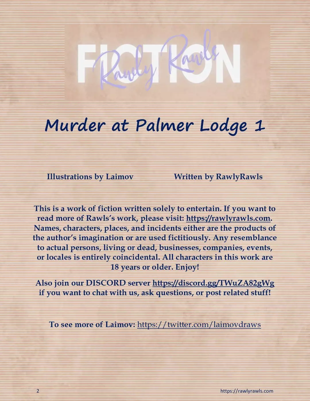 Murder At Palmer Lodge Chapter 1 – page 2