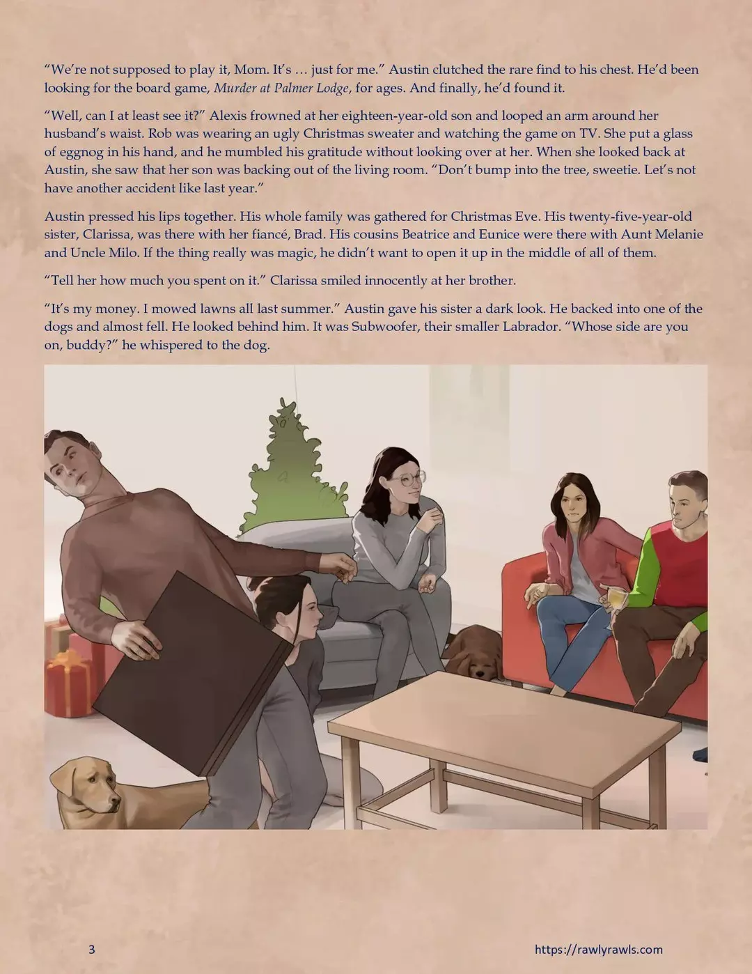 Murder At Palmer Lodge Chapter 1 – page 3