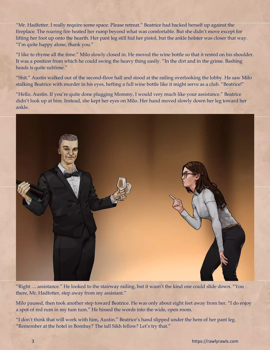 Murder At Palmer Lodge Chapter 12 – page 3
