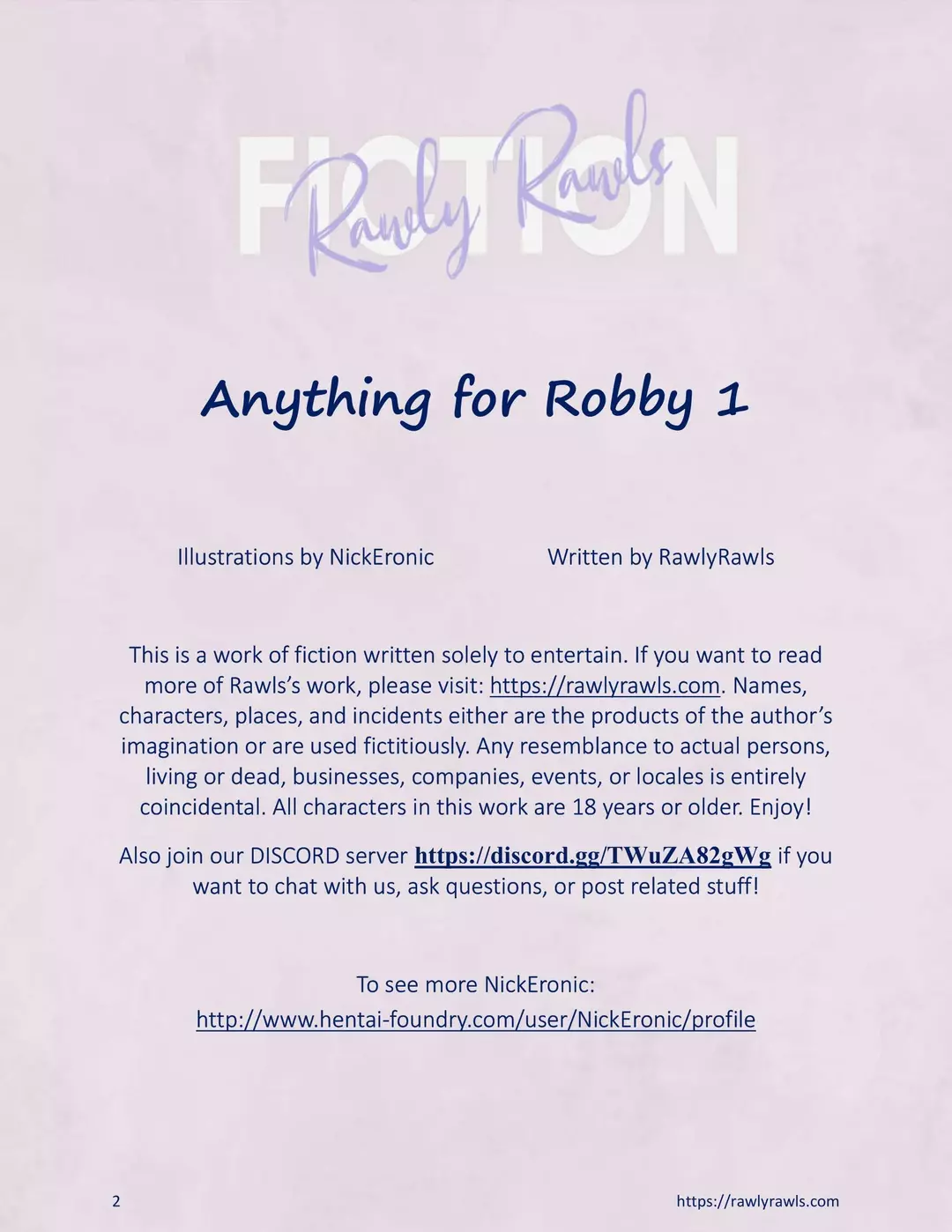 Anything For Robby Chapter 1 – page 2
