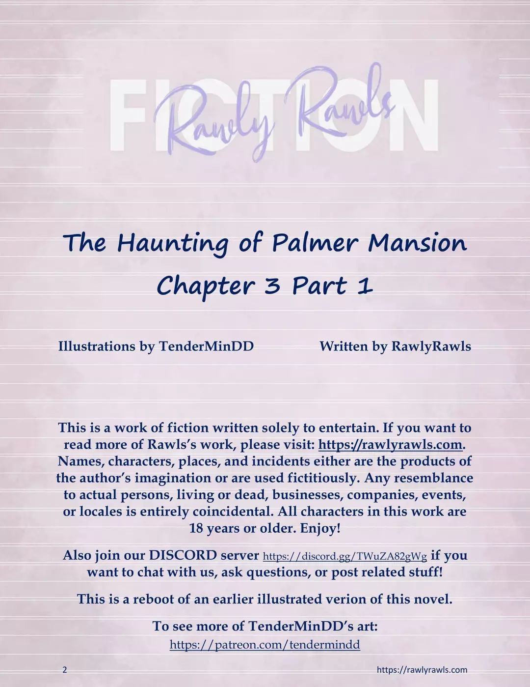 The Haunting Of Palmer Mansion Chapter 3 - Part 1 – page 2