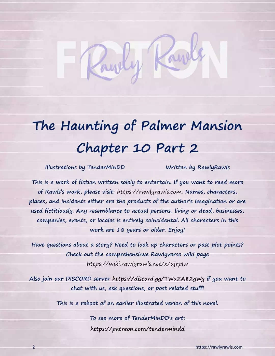 The Haunting Of Palmer Mansion Chapter 10 - Part 2 – page 2