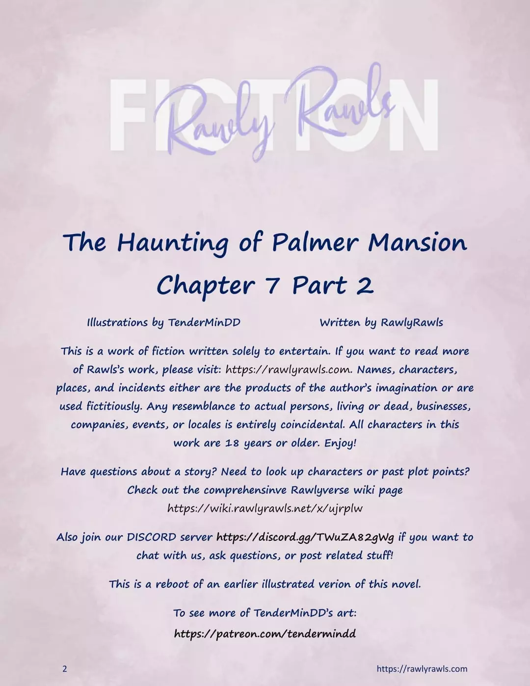 The Haunting Of Palmer Mansion Chapter 7 - Part 2 – page 2