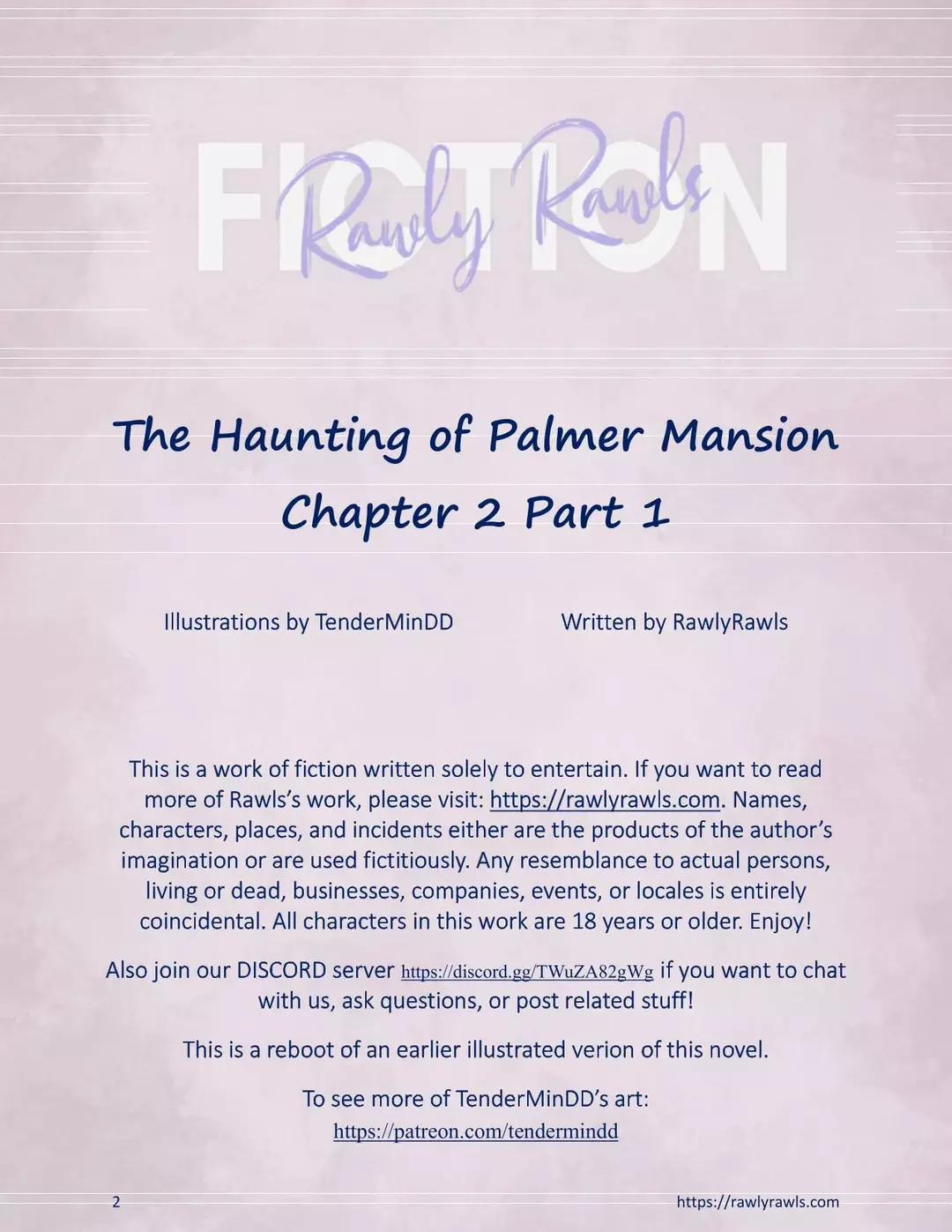 The Haunting Of Palmer Mansion Chapter 2 - Part 1 – page 2