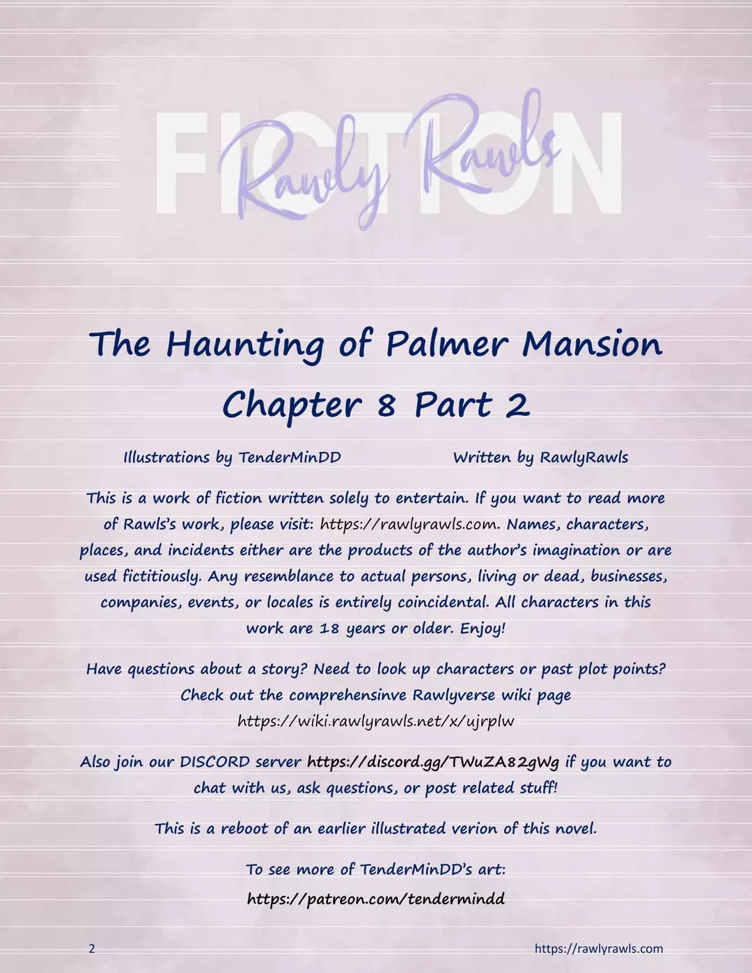 The Haunting Of Palmer Mansion Chapter 8 - Part 2 – page 2