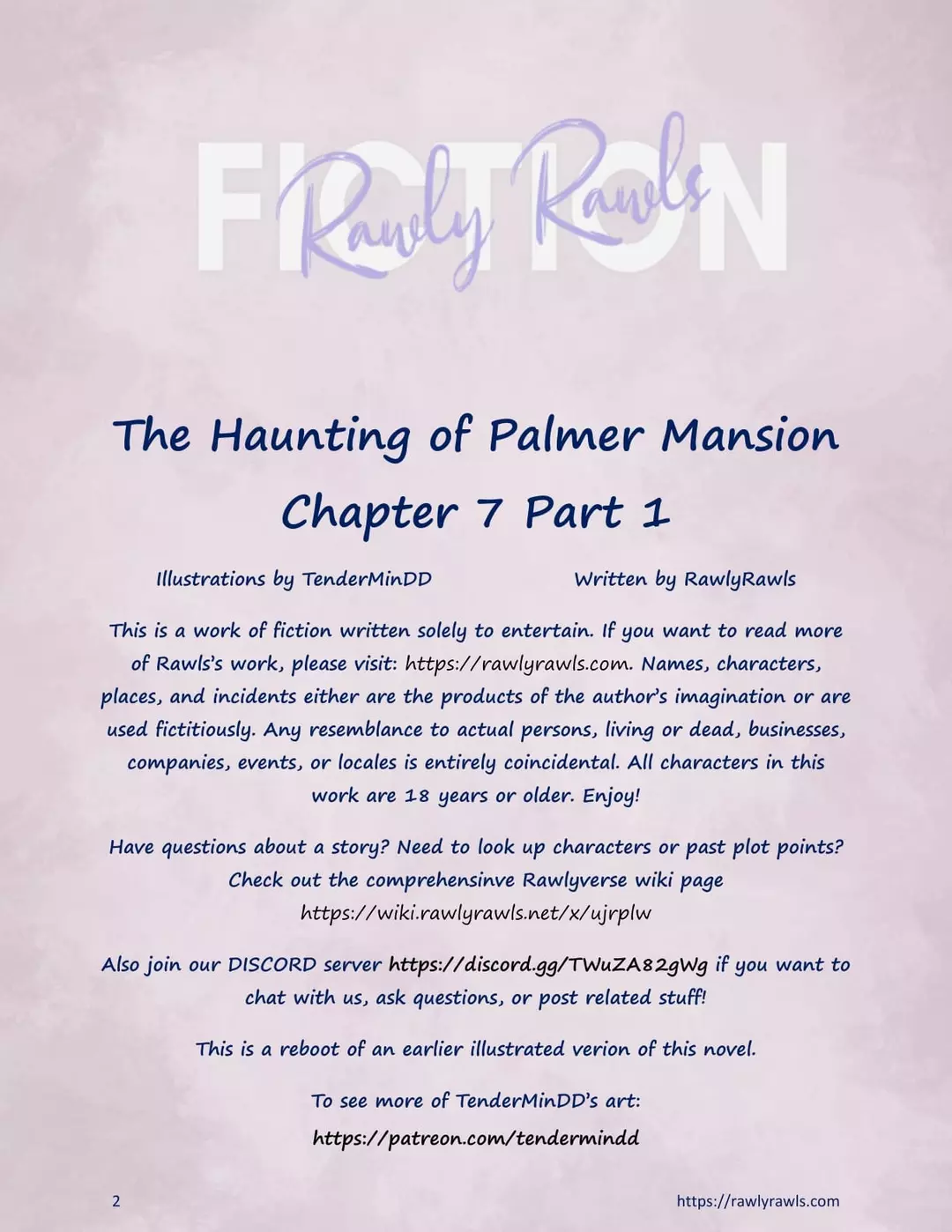 The Haunting Of Palmer Mansion Chapter 7 - Part 1 – page 2