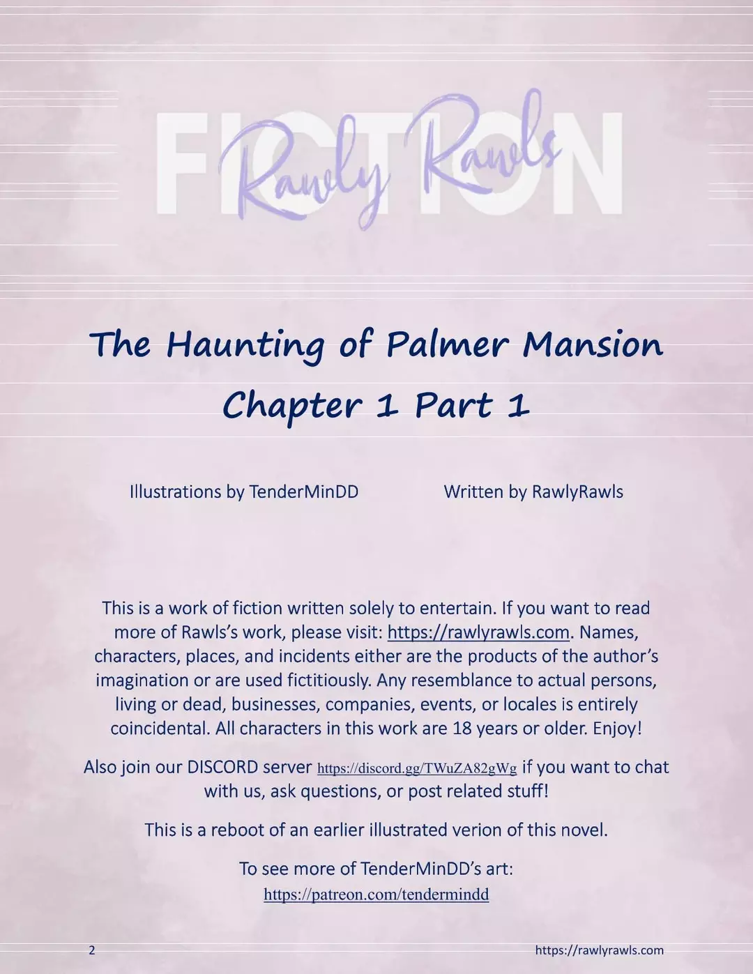 The Haunting Of Palmer Mansion Chapter 1 - Part 1 – page 2