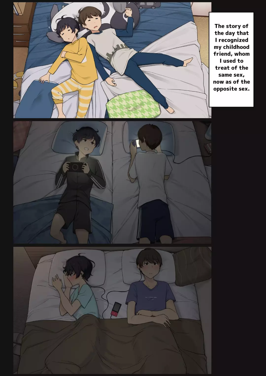 The Day I Started Seeing My Tomboyish Childhood Friend as a Girl – page 1