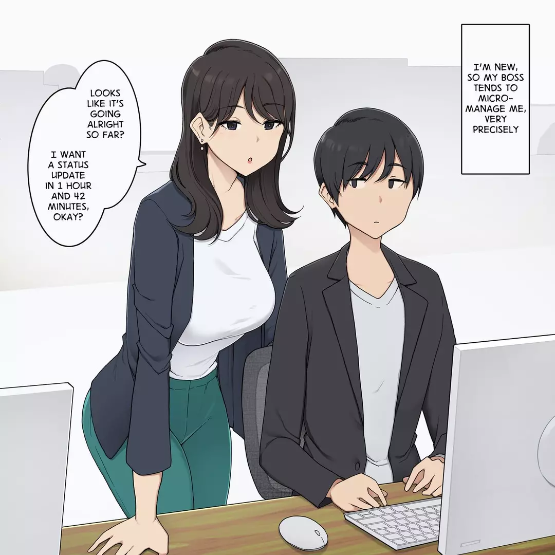 My Cool, Large-Chested Boss Keeps Me On a Strict Schedule – page 1