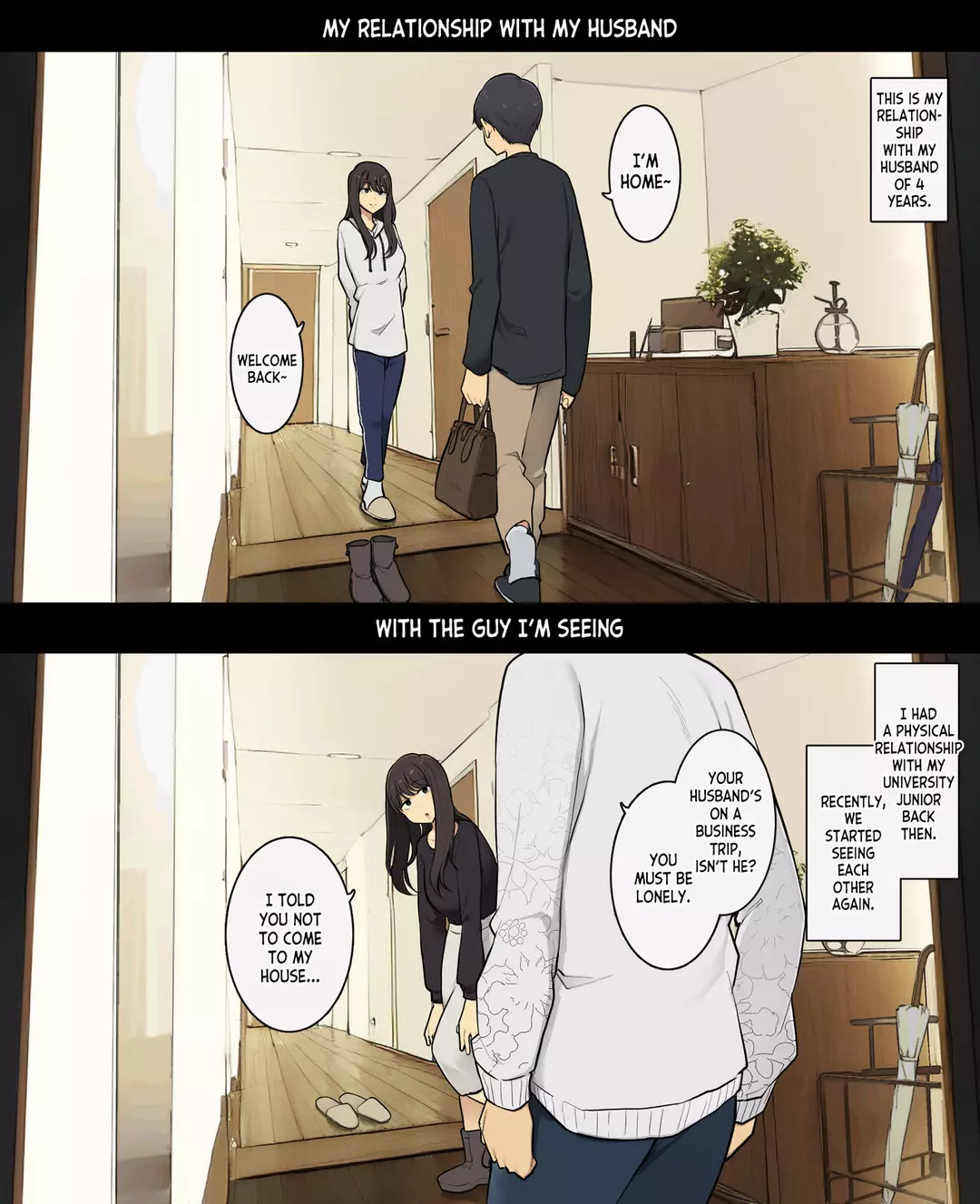 Relations with Husband, Relations with Cheating Partner – page 1