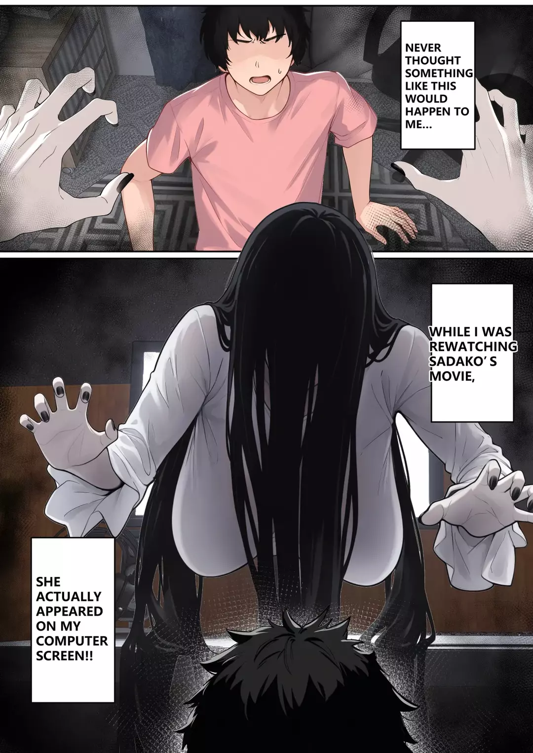 Regarding Sadako Getting Stuck On A Computer Screen Audio Porn Comic – page 2