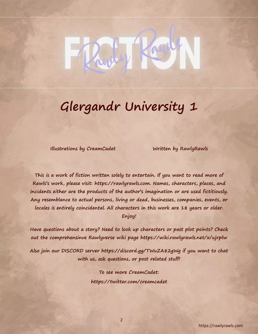 Glergandr University Chapter 1 – page 2