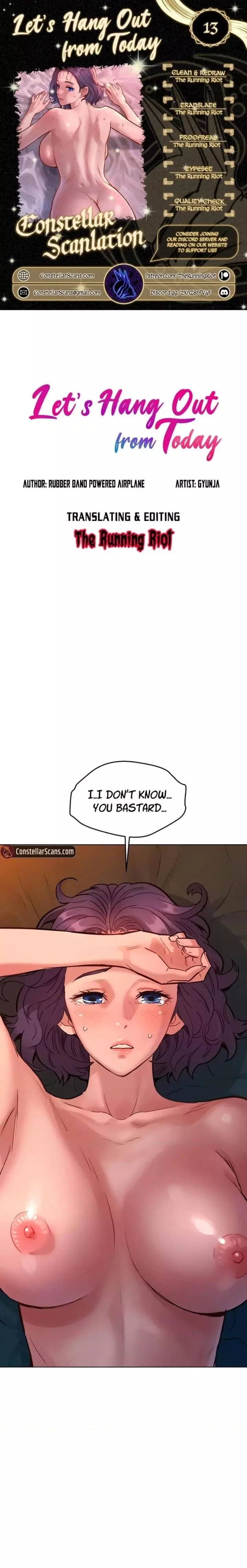 Let's Hang Out from Today Chapter 13 – page 1