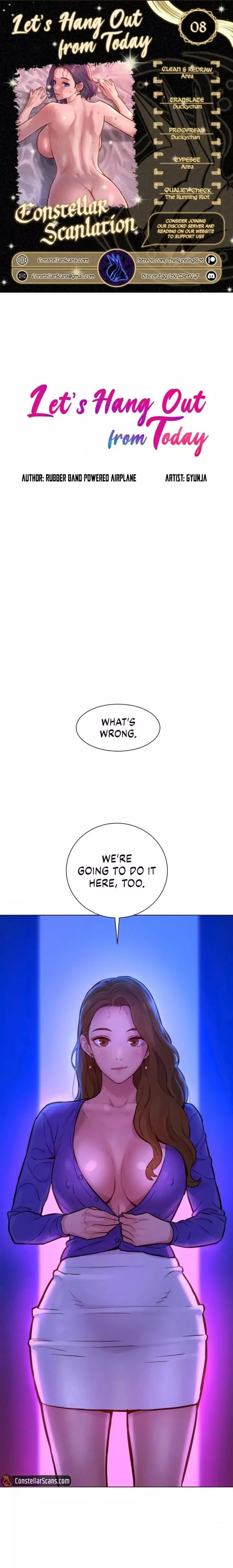 Let's Hang Out from Today Chapter 8 – page 1
