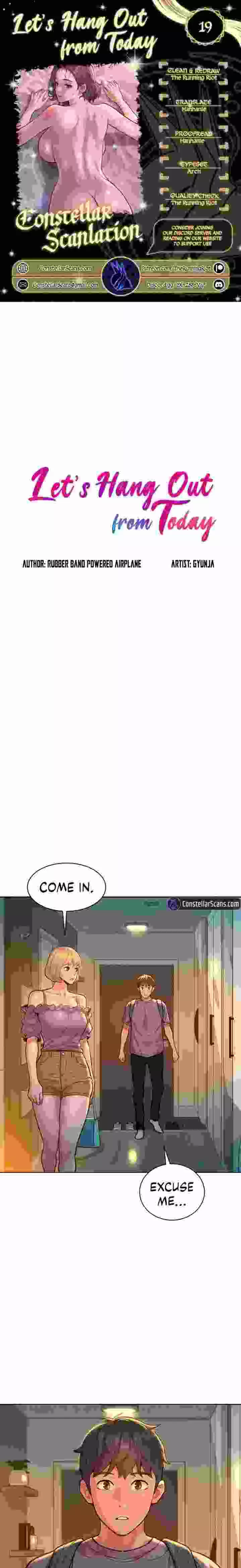 Let's Hang Out from Today Chapter 19 – page 1