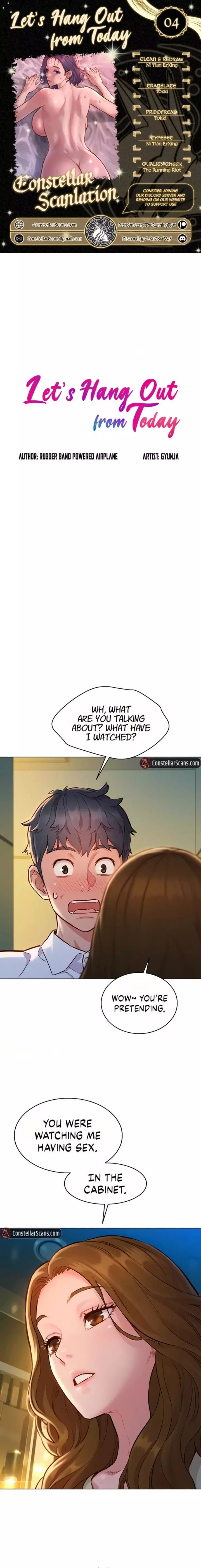 Let's Hang Out from Today Chapter 4 – page 1