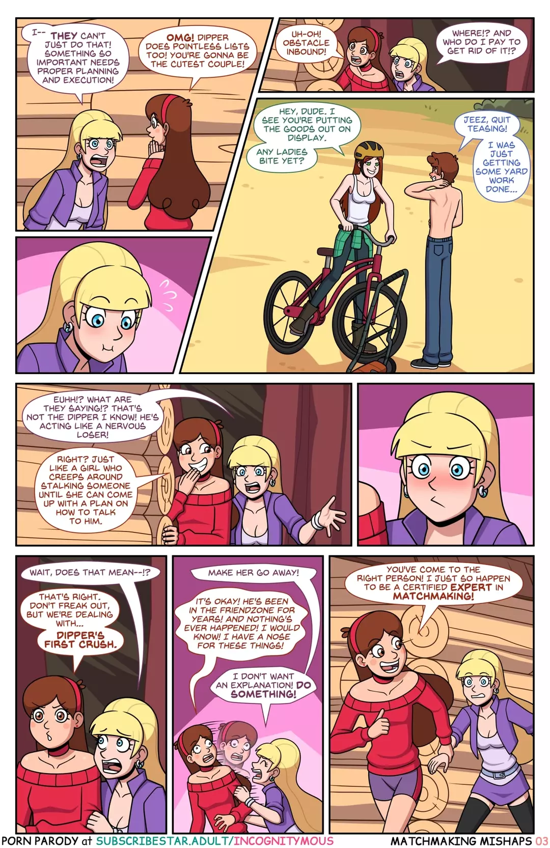 Yui – Japanese Milf Matchmaking Mishaps - Chapter 1 (Gravity Falls) – page 3