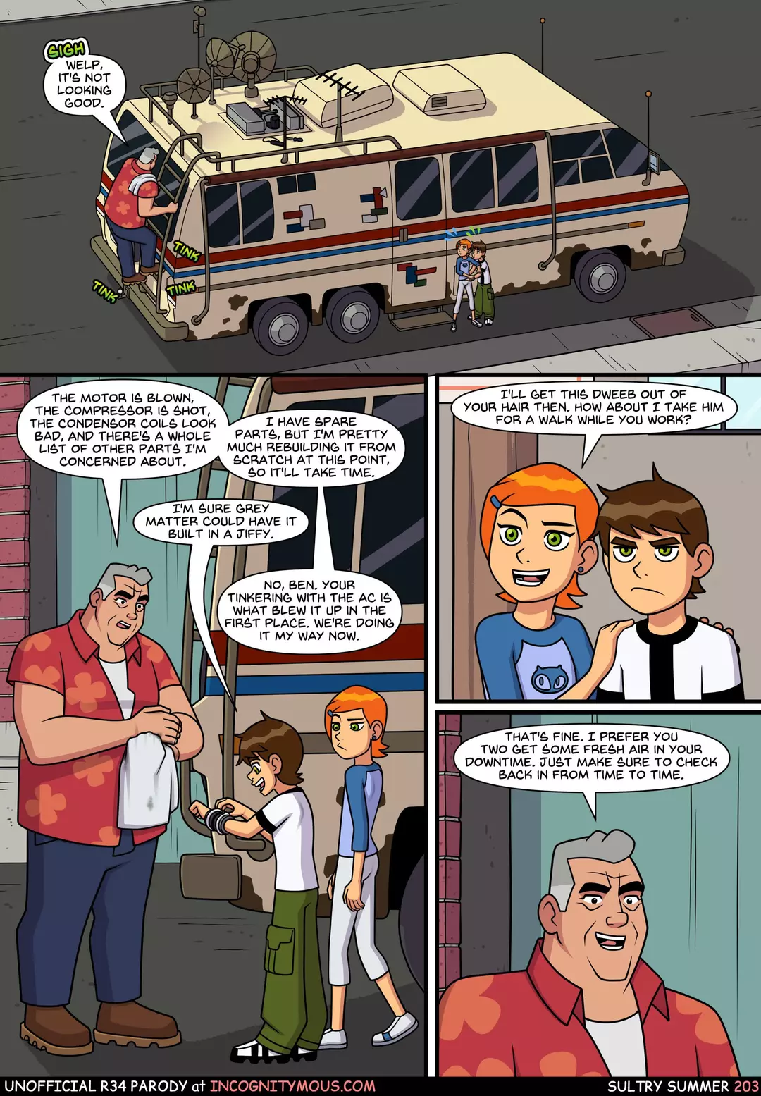 Dexter’s Laboratory Sultry Summer - Chapter 4 (Ben 10) – page 1