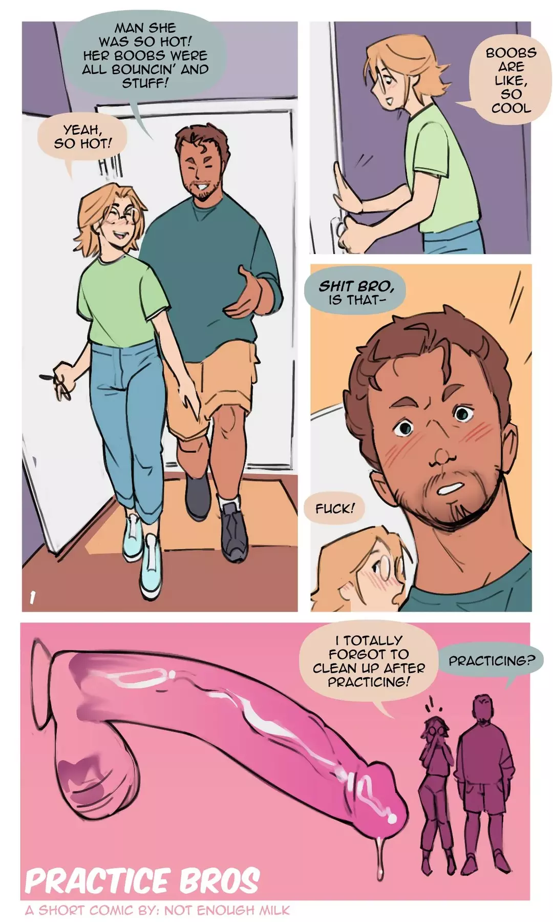Practice Bros gay manga – page 1