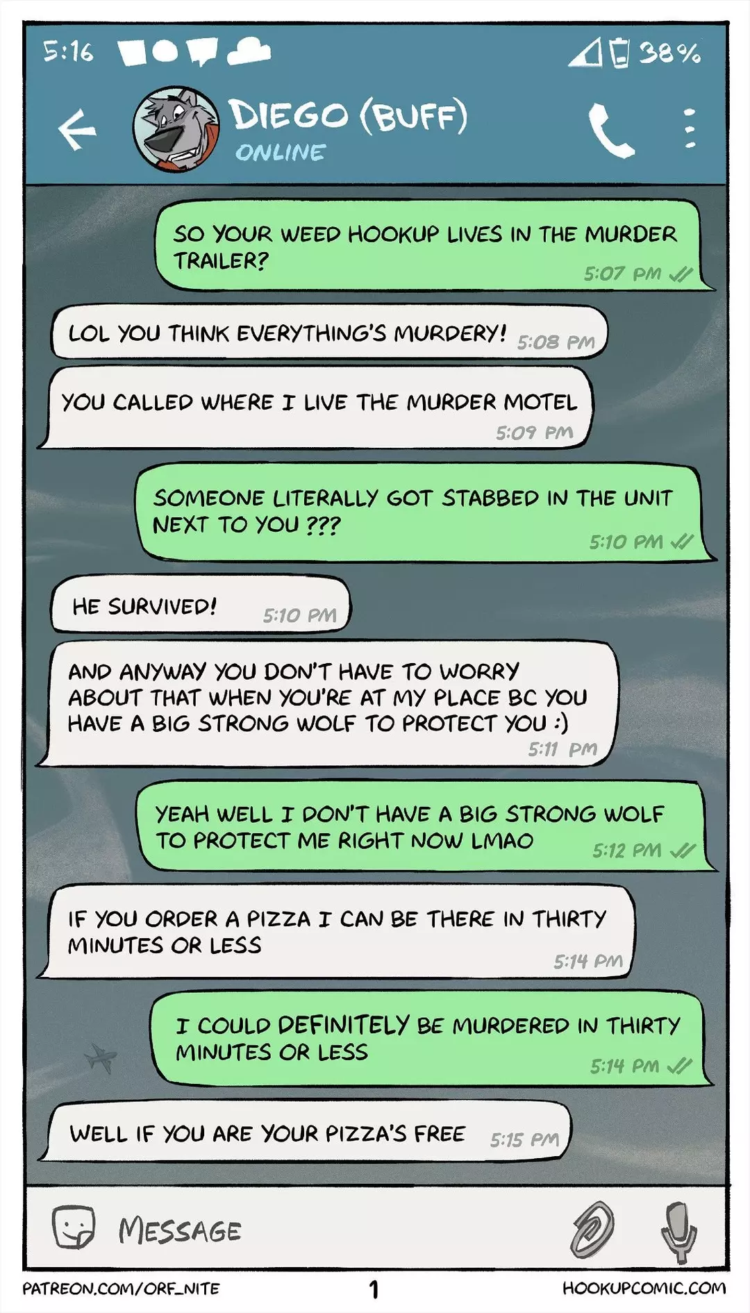 The Hookup gay manga – page 1