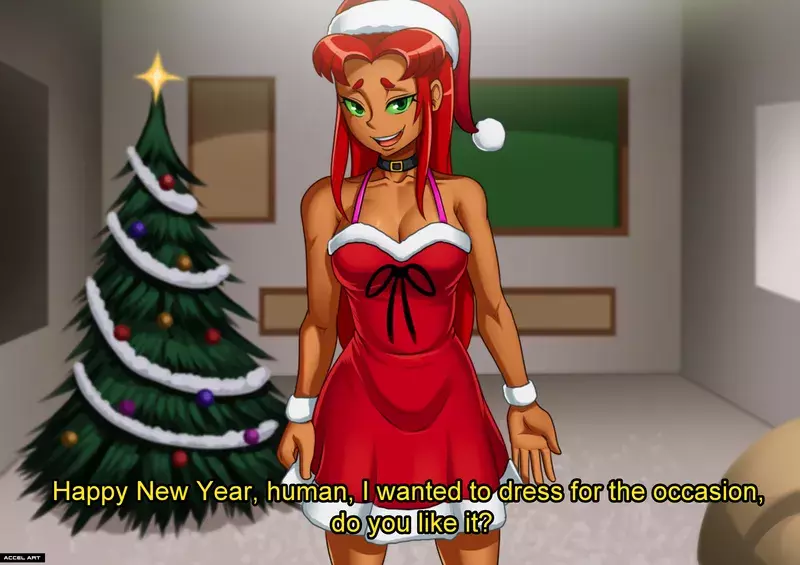 Starfire’s Chirstmas – page 1