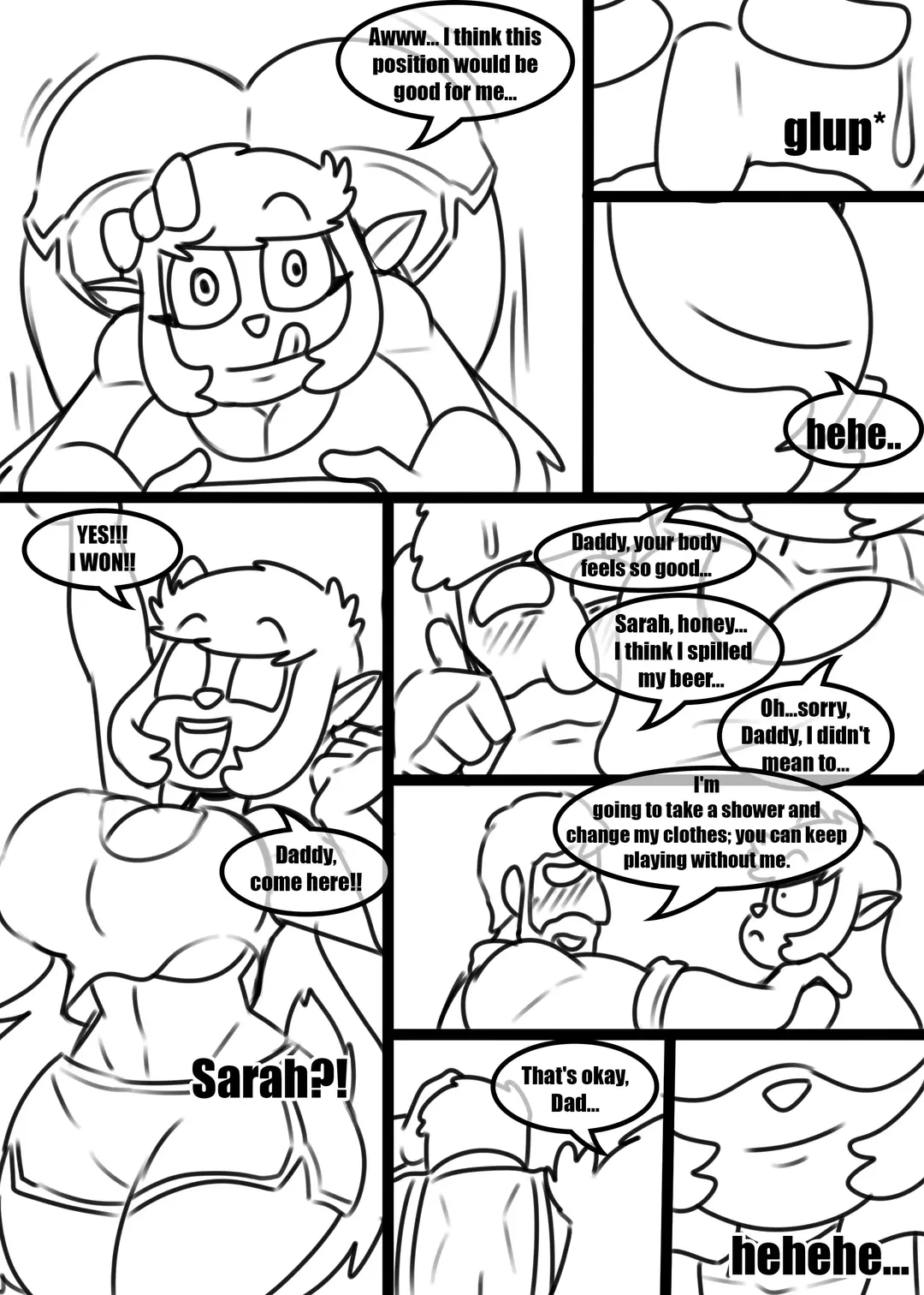 Playing with Daddy (My Totally Normal Family) – page 3