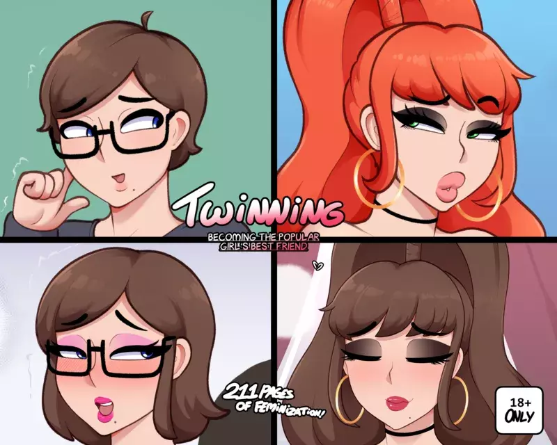 Twinning Becoming The Popular Girl’s Best Friend gay manga – page 1