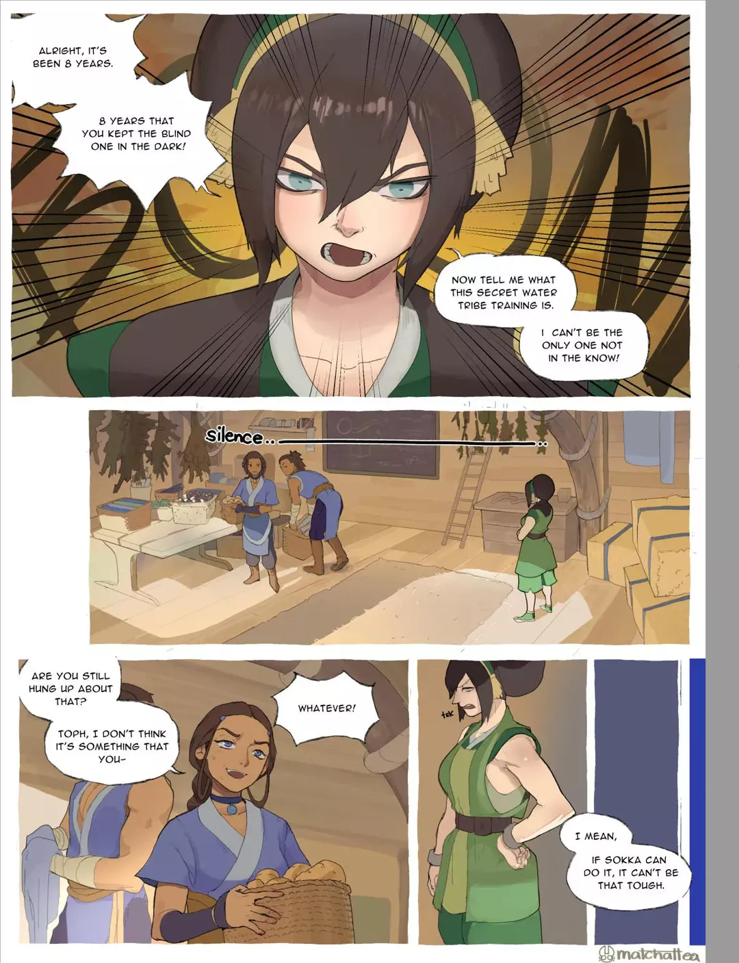 Secret Water Tribe Training Avatar: The Last Airbender – page 1