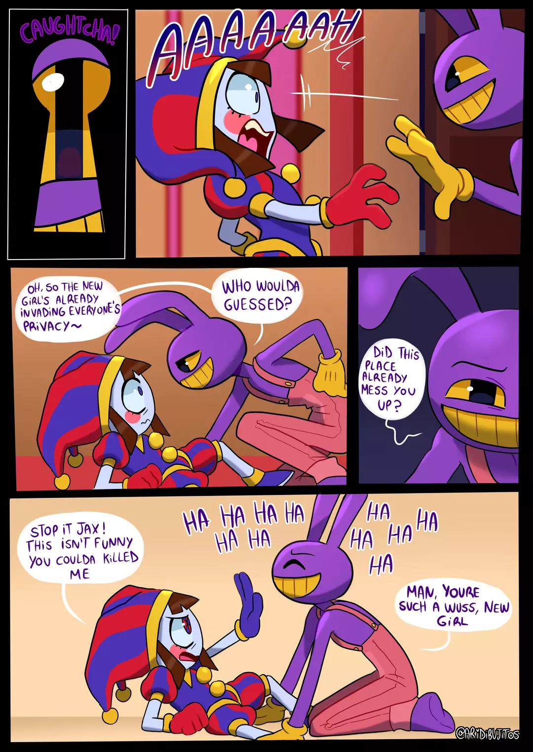 Jax's Secret The Amazing Digital Circus – page 3
