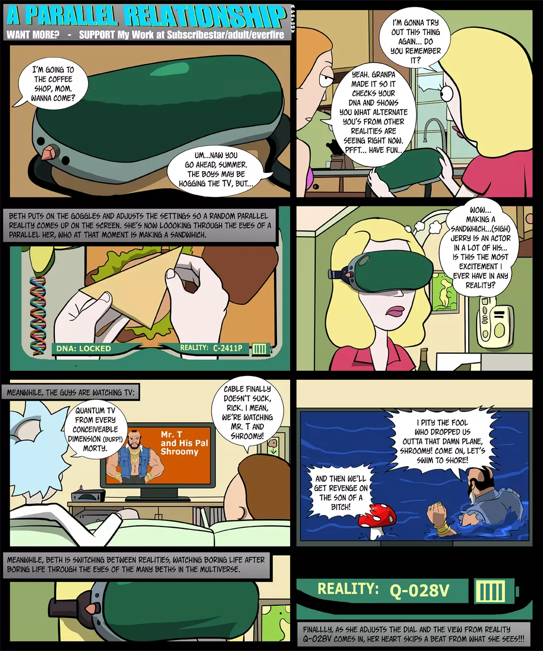A Parallel Relationship Rick and Morty – page 3