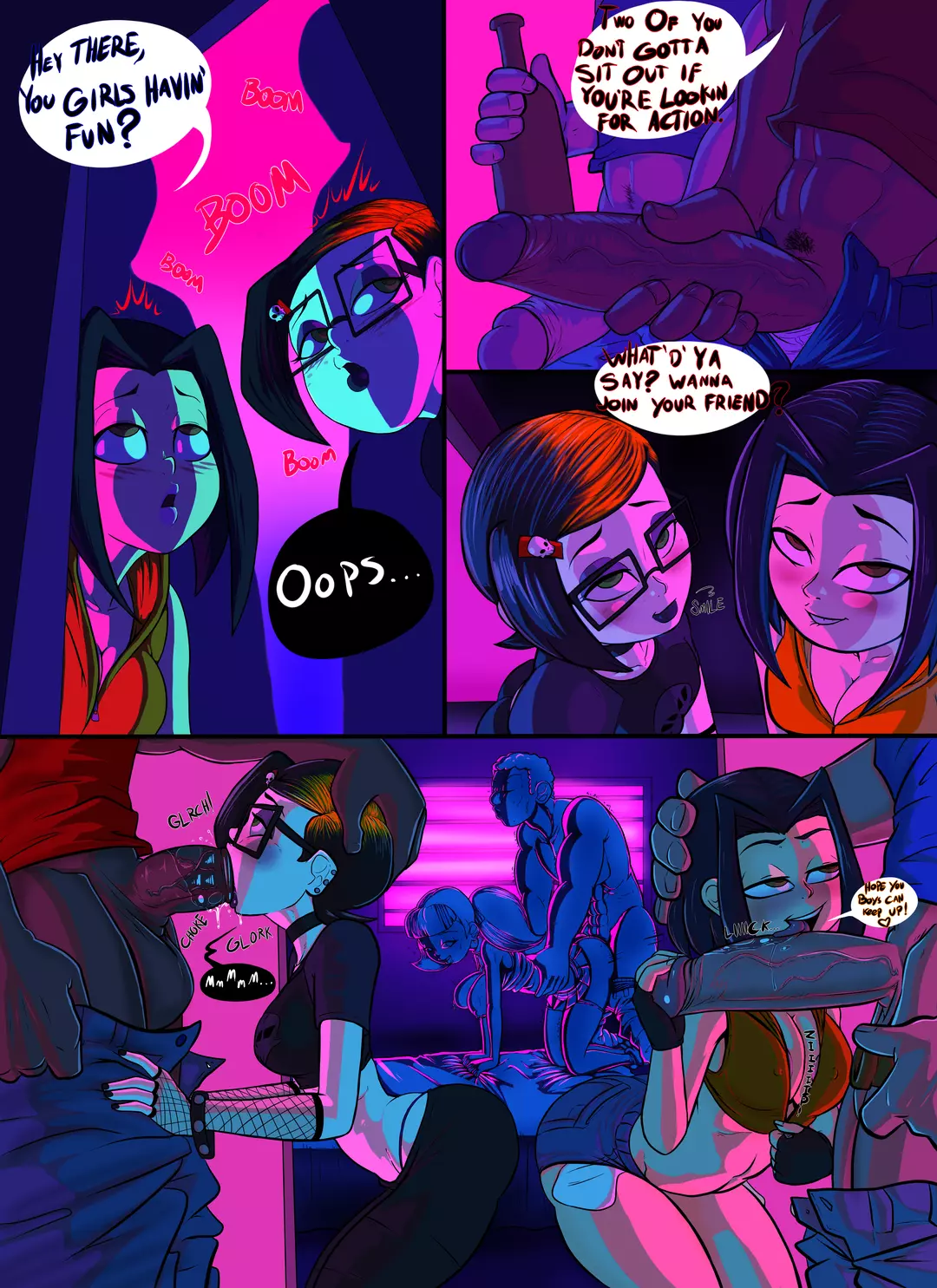 Cartoon College Party Ben 10 – page 3