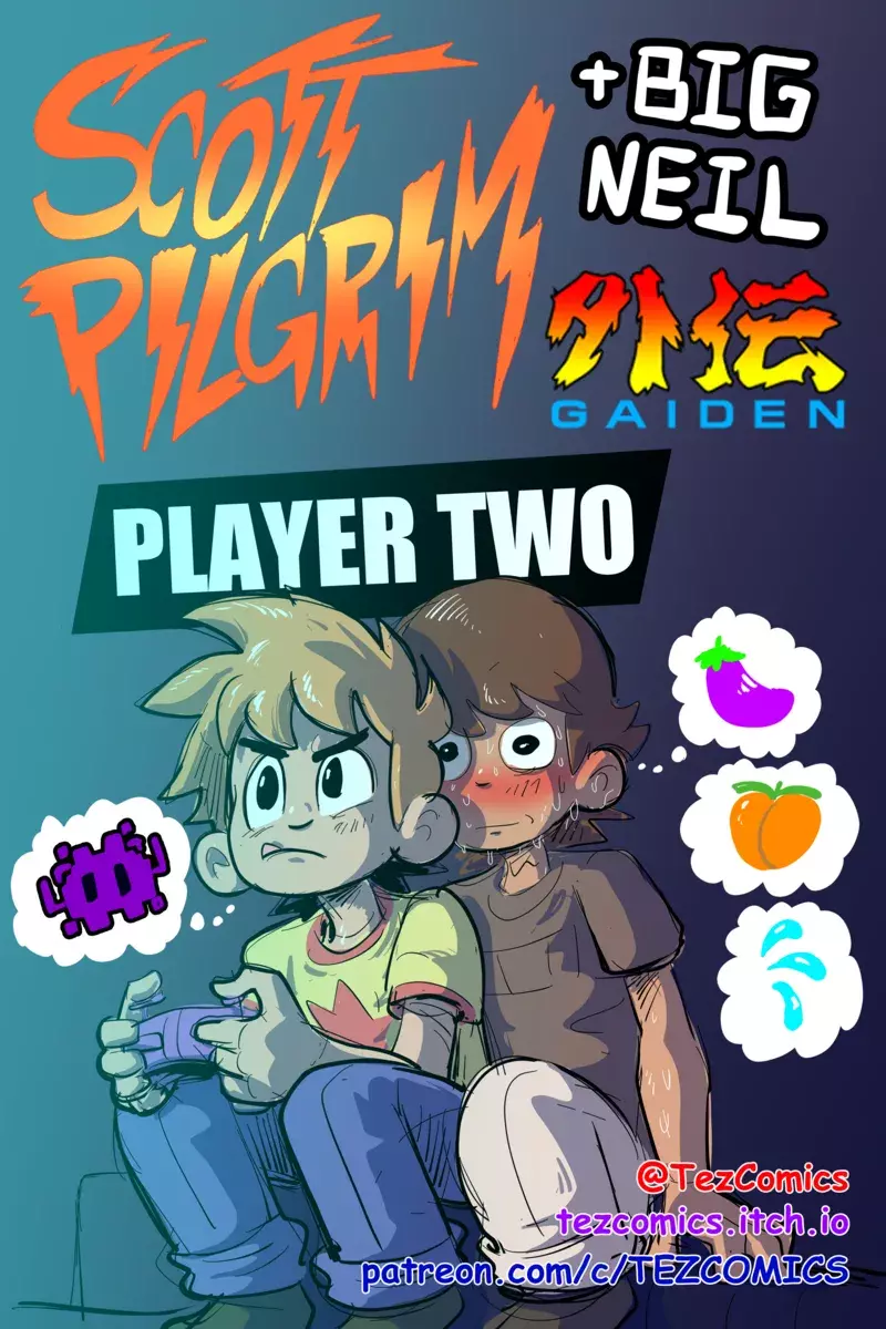 Scott Pilgrim x Big Neil – Gaiden Player Two gay manga – page 1