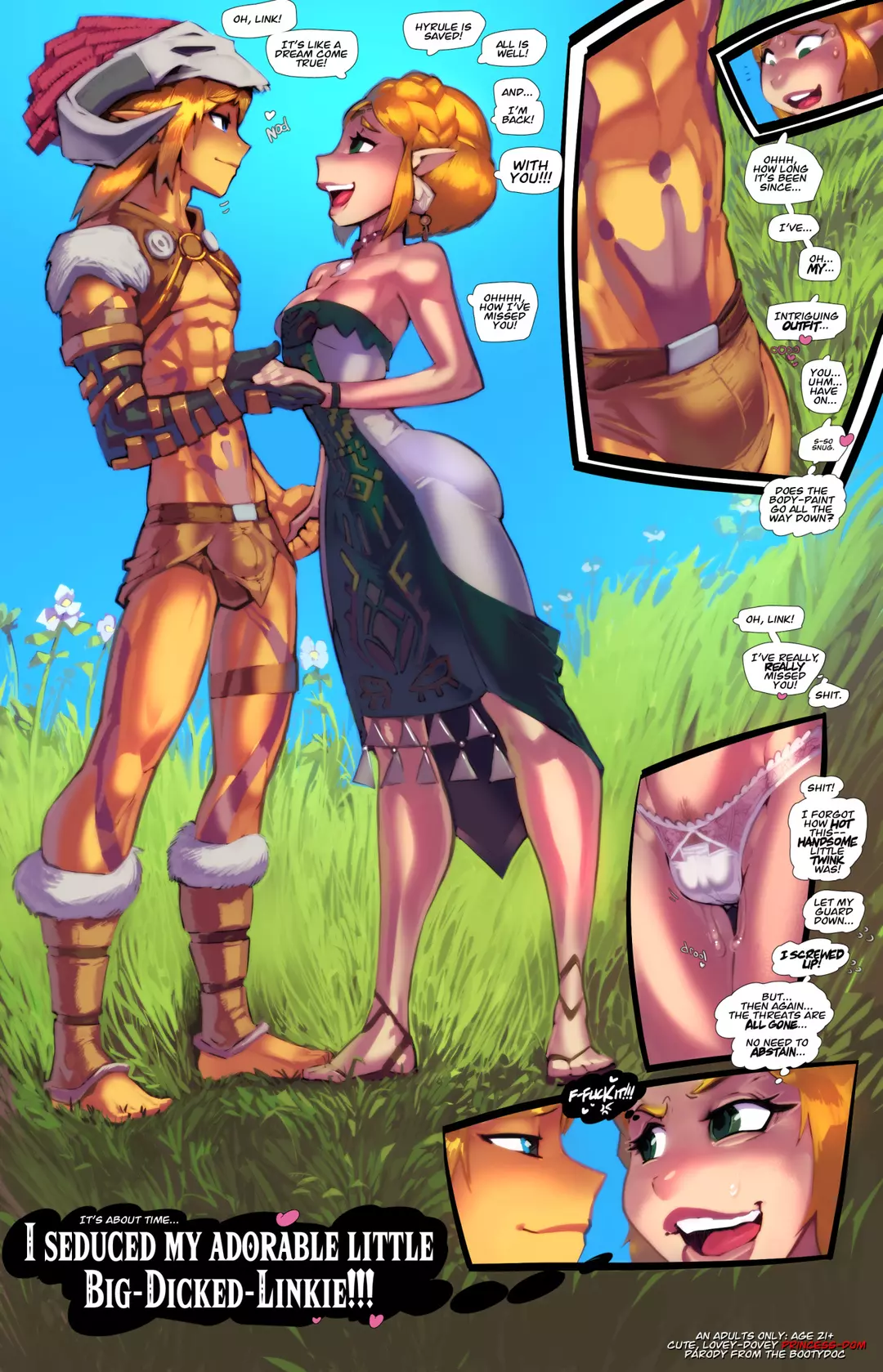 I Seduced My Adorable Little Big-Dicked-Linkie!!! The Legend of Zelda – page 1