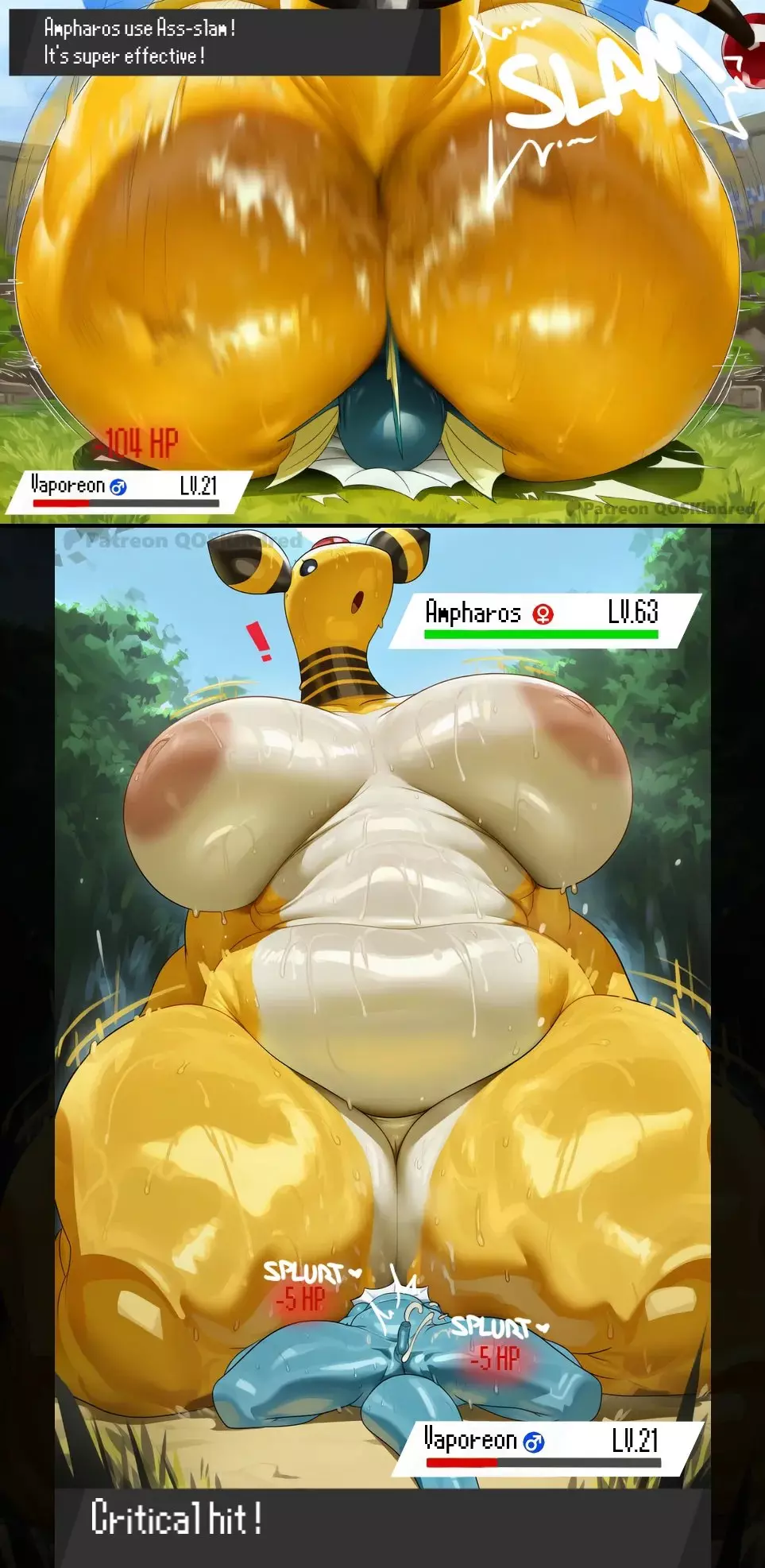 Vaporeon vs Ampharos – page 3