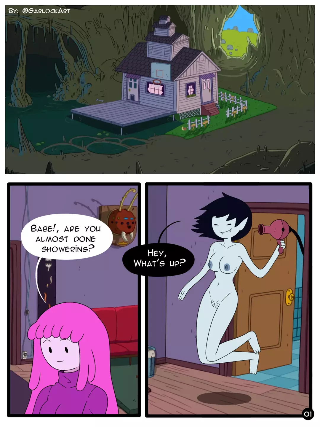 Threesome Time: Naughty Adventures Adventure Time – page 2