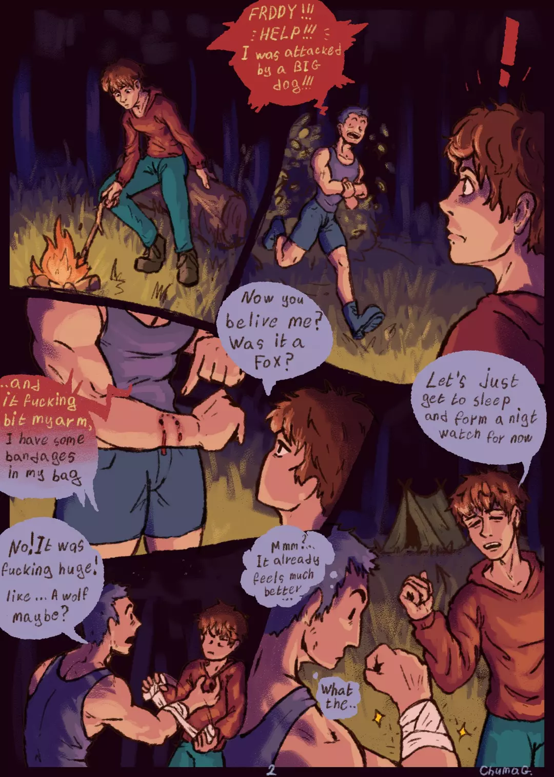 Wolf Night gay manga – page 2