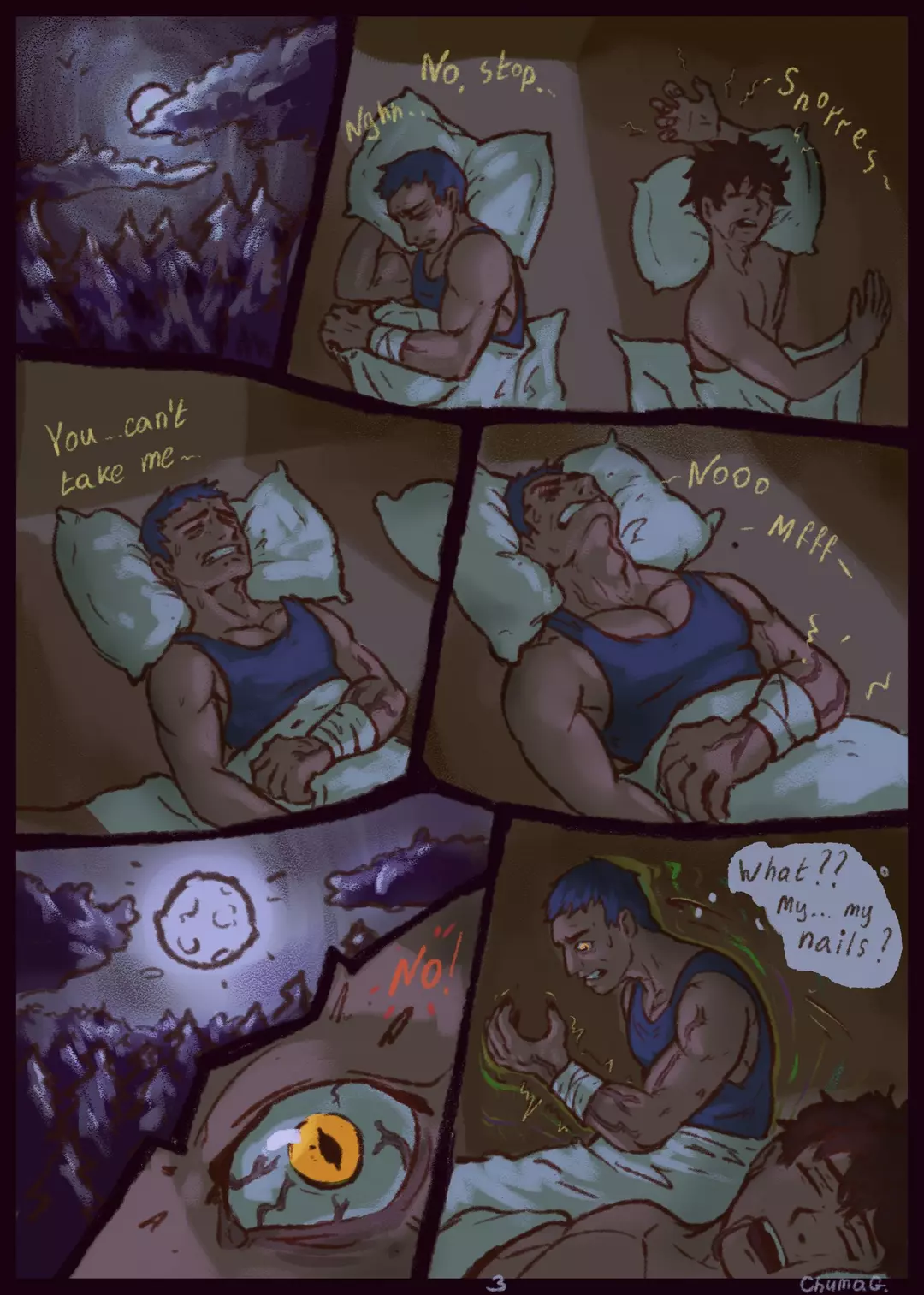 Wolf Night gay manga – page 3