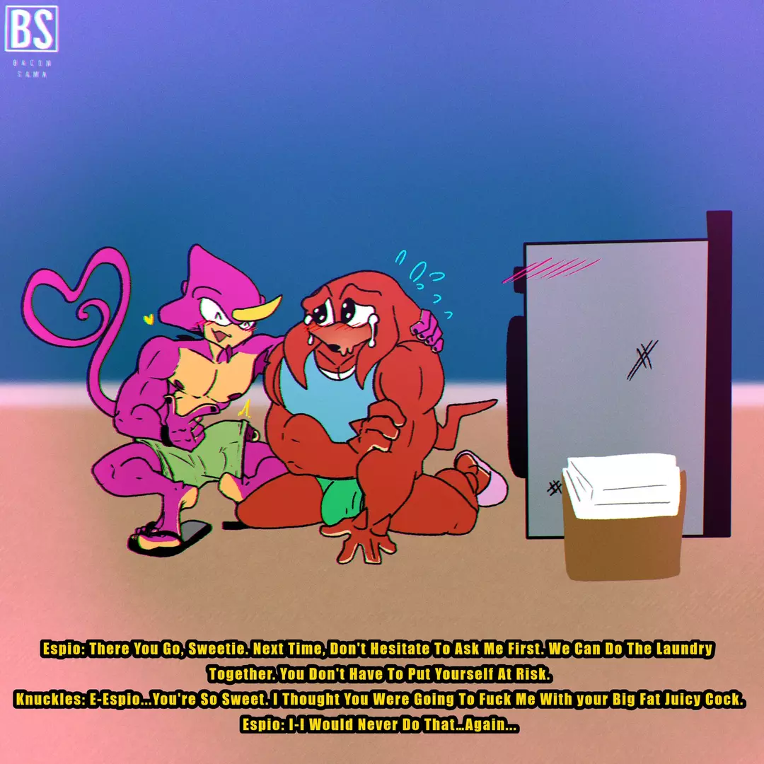 Knuckles x Espio : Mixed thoughts gay manga – page 2