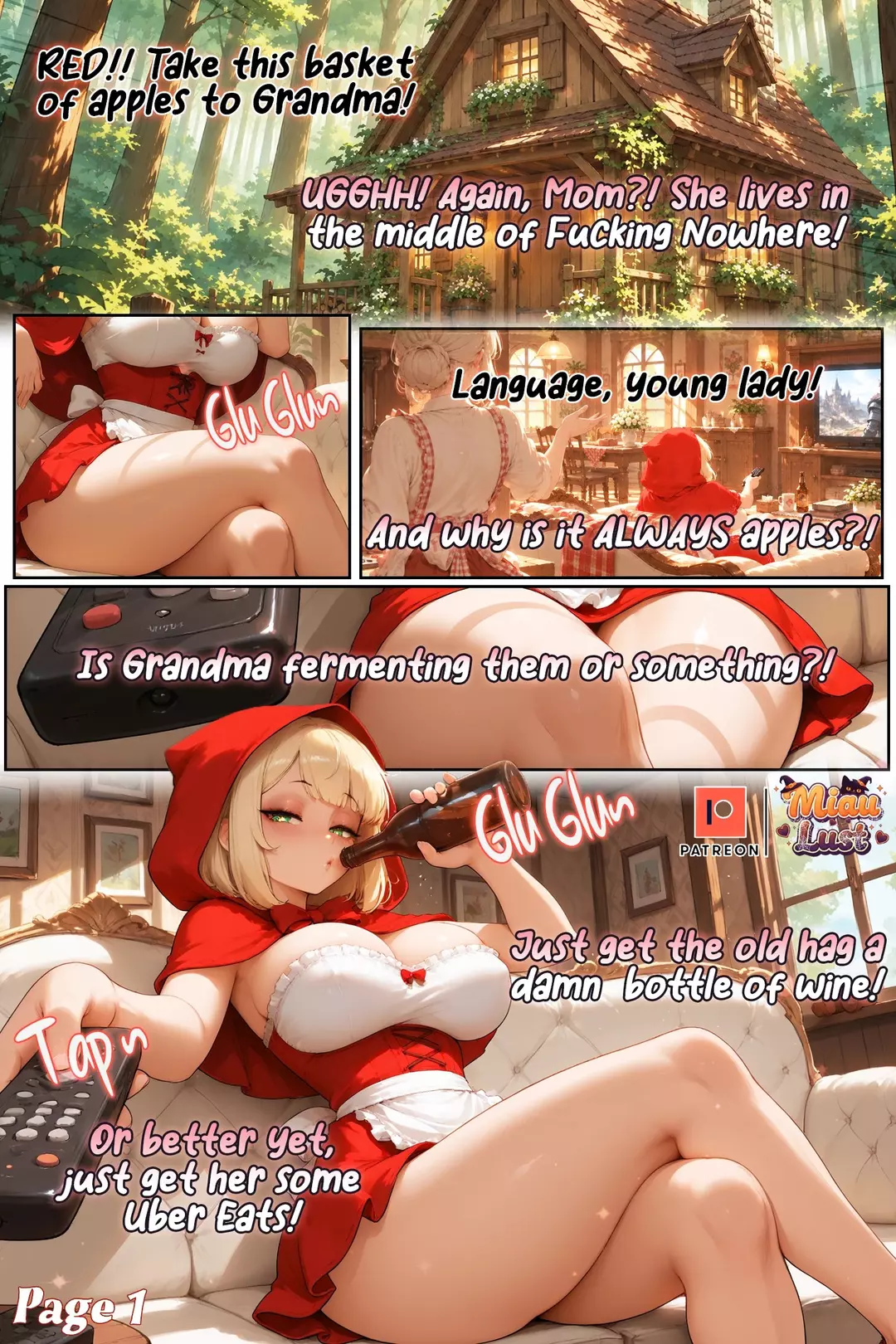 Not so little red riding Hood – page 3