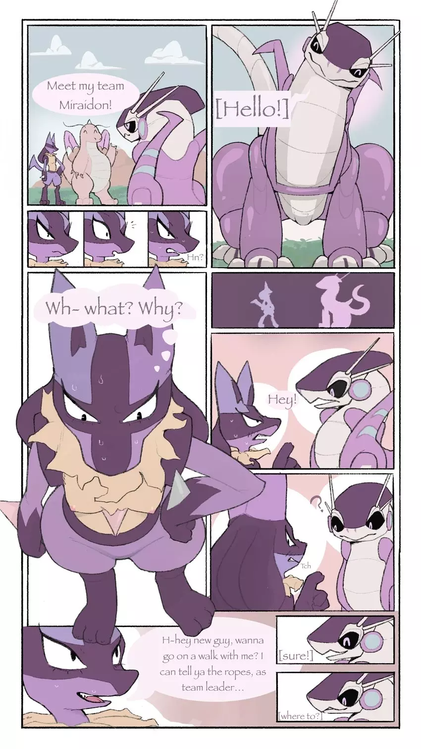Lucario meets miraidon – page 1
