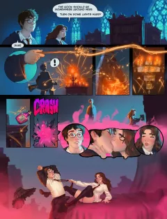 Harry and Hermione in the Room of Requirements (Harry Potter) [Joixxx] porn comic cover