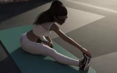 Lilah’s Yoga [Eclesi4stik] porn comic cover